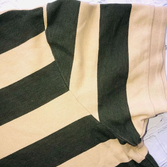 𝅺PRISTINE Vintage Mens Large PL Bean Striped Polo Shirt - Picture 5 of 7
